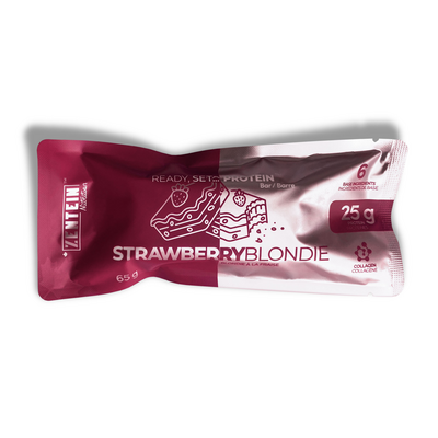 Zentein Strawberry Blondie Collagen Protein Bar