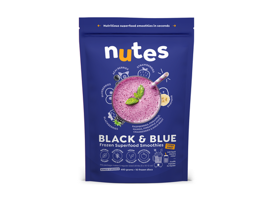 Black & Blue Smoothie Pucks