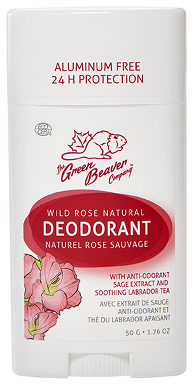 Natural Aluminum-Free Stick Deodorant, Wild Rose