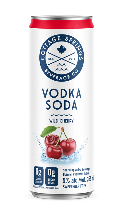 Cottage Springs Wild Cherry Vodka Soda